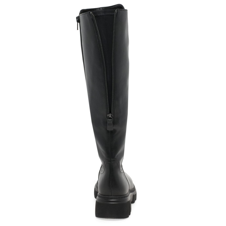 Black Juan Womens Fashion Long Boots Gabor