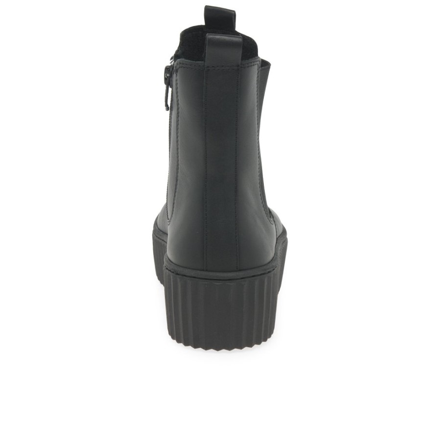 December Ladies Chelsea Boots Gabor Black