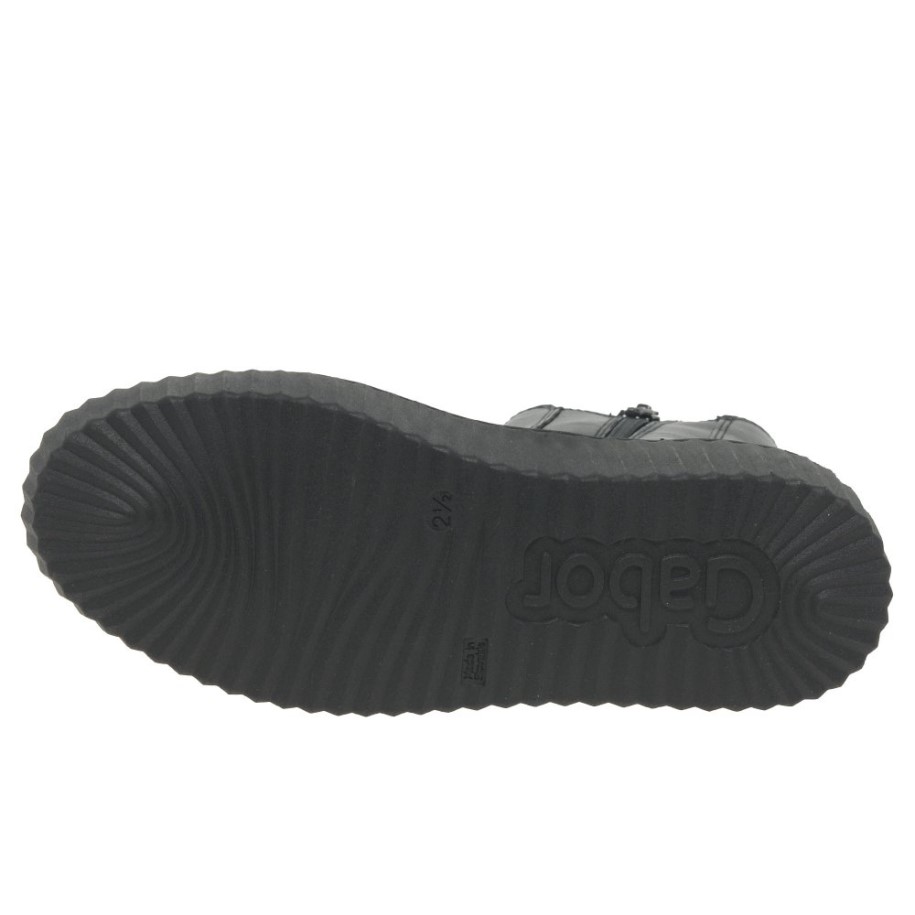 December Ladies Chelsea Boots Gabor Black