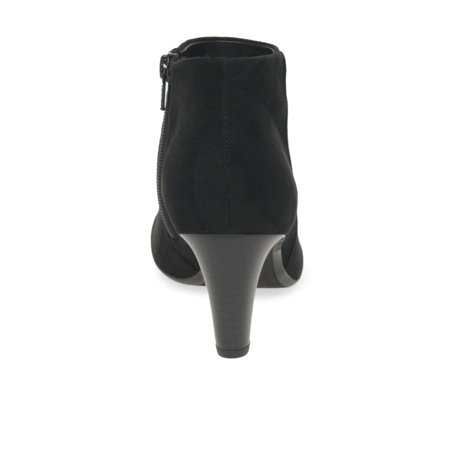 Fatale Womens Ankle Boots Gabor Velet Black