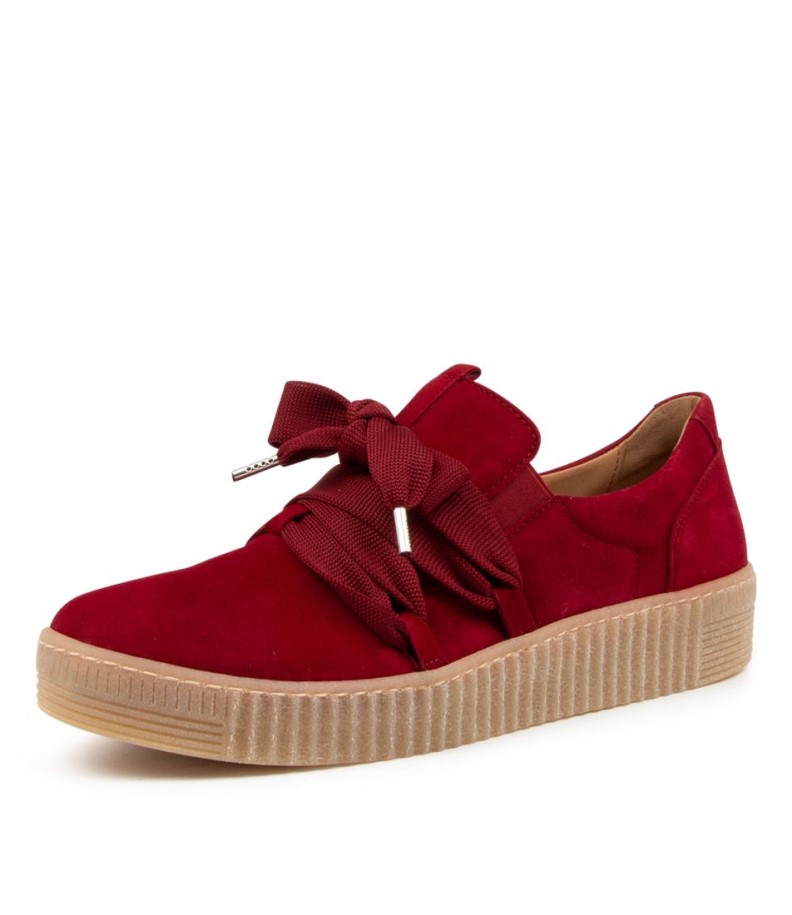 Gabor Ale Dk Red Suede