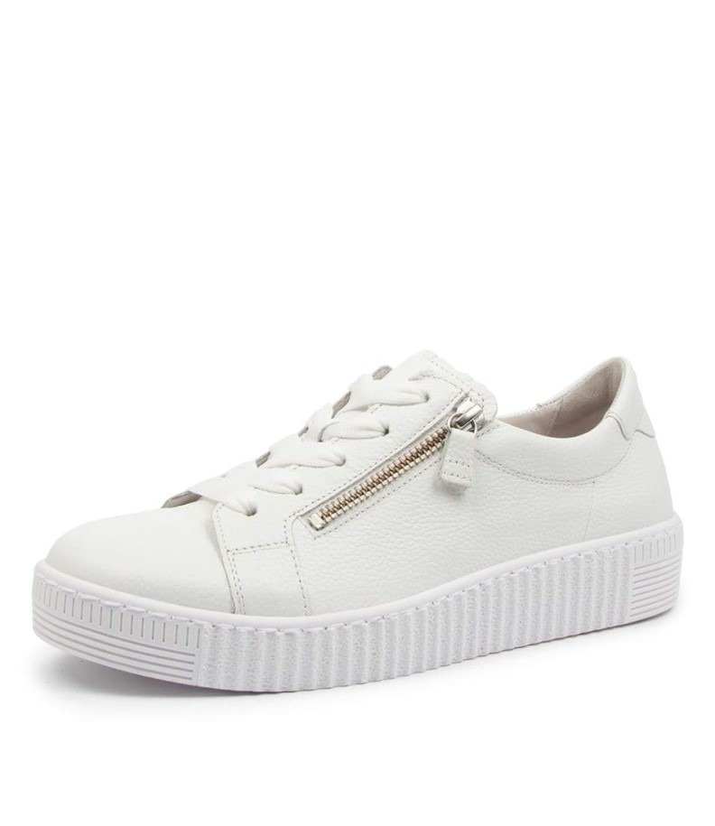 Gabor Amelia Weiss Leather