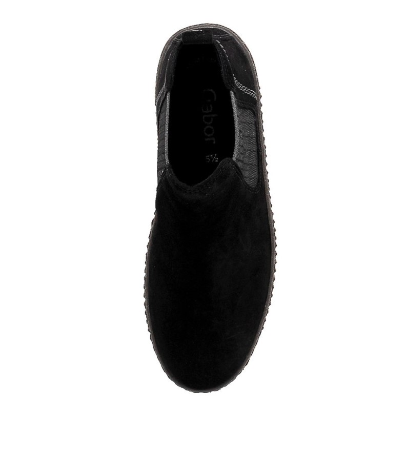 Gabor Angels Schwarz-Grey Suede