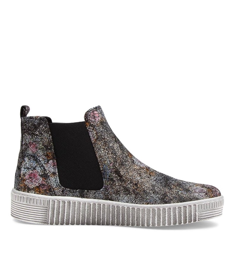 Gabor Angels Schwarz Leather Chelsea Boots