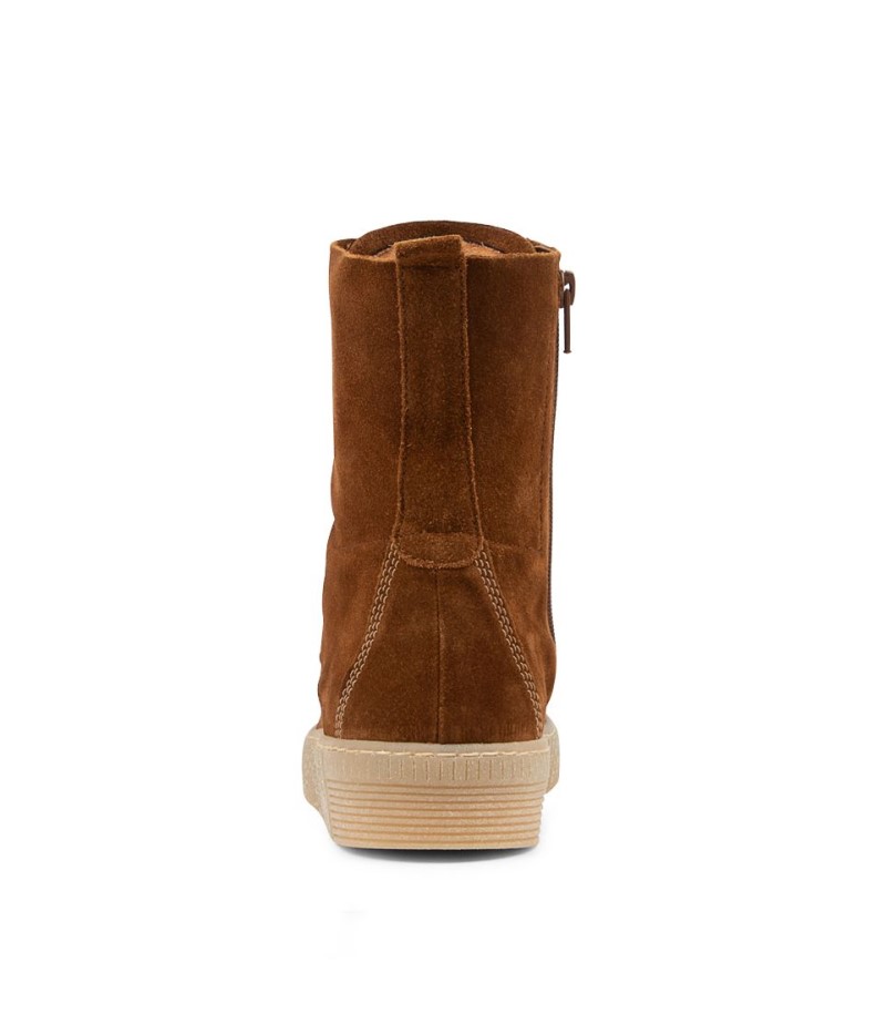Gabor Arca Cognac Suede Calf Boots