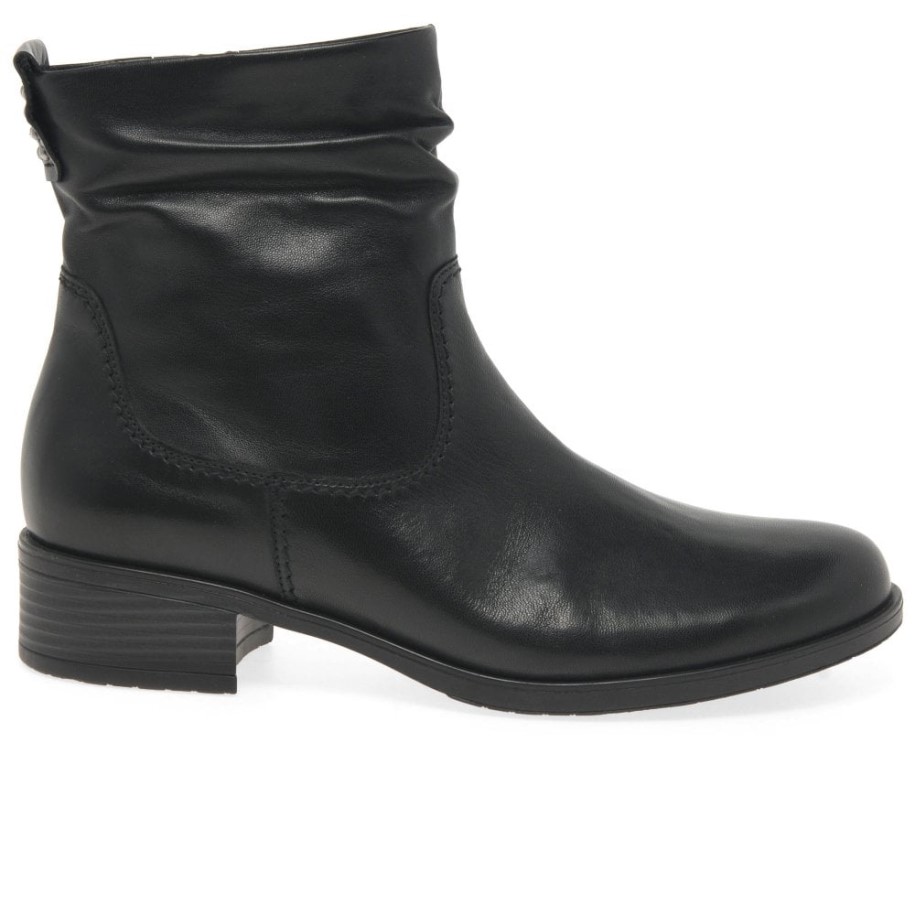Gabor Black Fashion Mopsy Womens Ankle Boots
