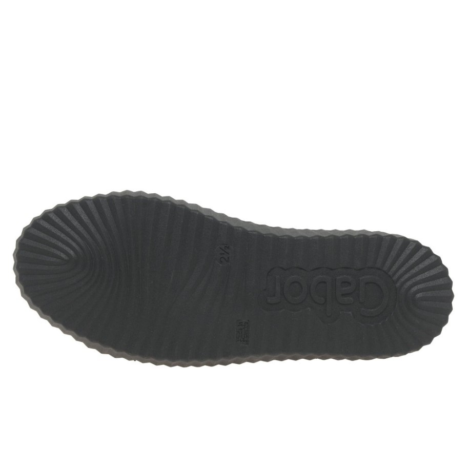 Gabor Black Patent Dolly Ladies Trainers