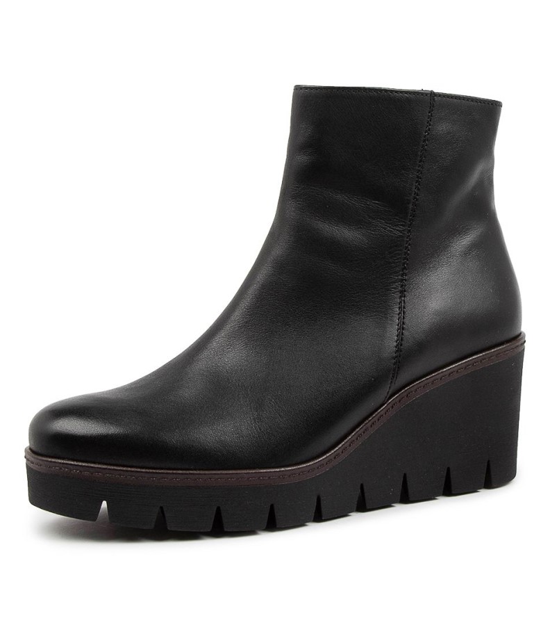 Gabor Chloe Schwarz Leather