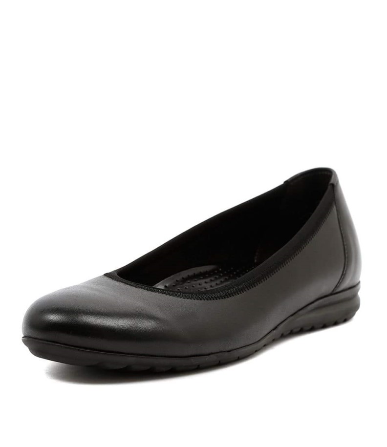 Gabor Ellie Black Smooth Leather