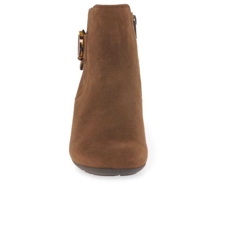 Gabor Hemp Womens Ankle Boots New Whisky Suede