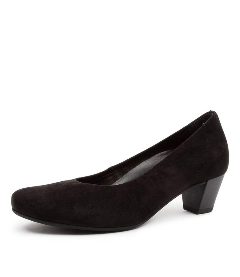 Gabor Kira Schwarz Suede