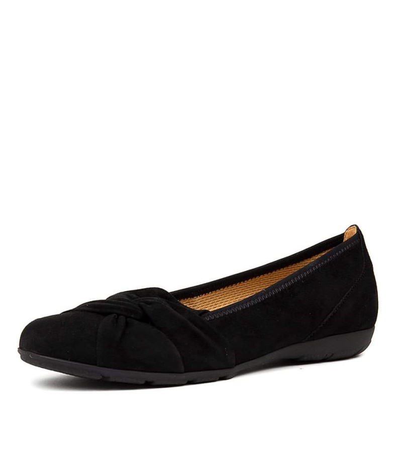 Gabor Lightening Schwarz Suede