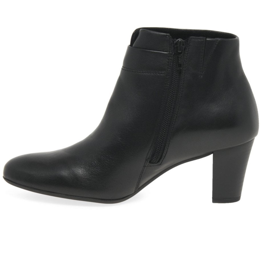 Gabor Matlock Womens Ankle Boots Black