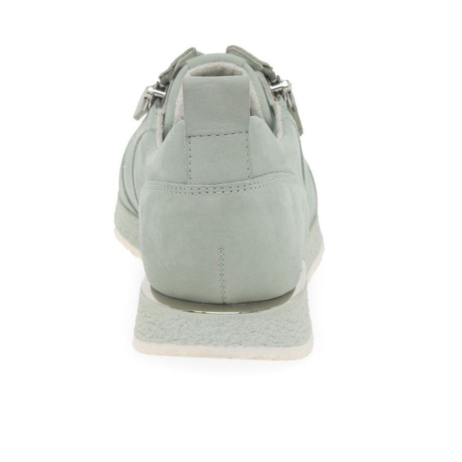 Gabor Mint Suede Wednesday Ladies Trainers
