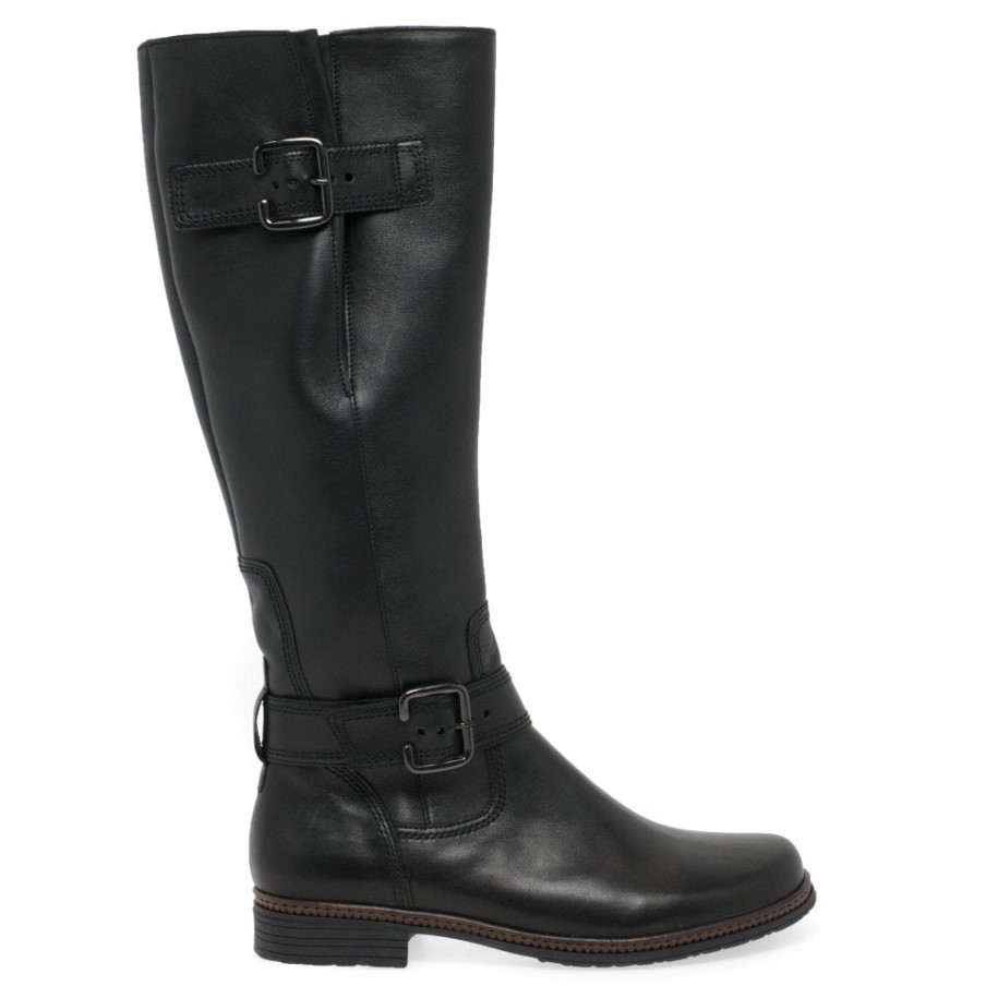 Gabor Nevada( M) Womens Long Boots in Black