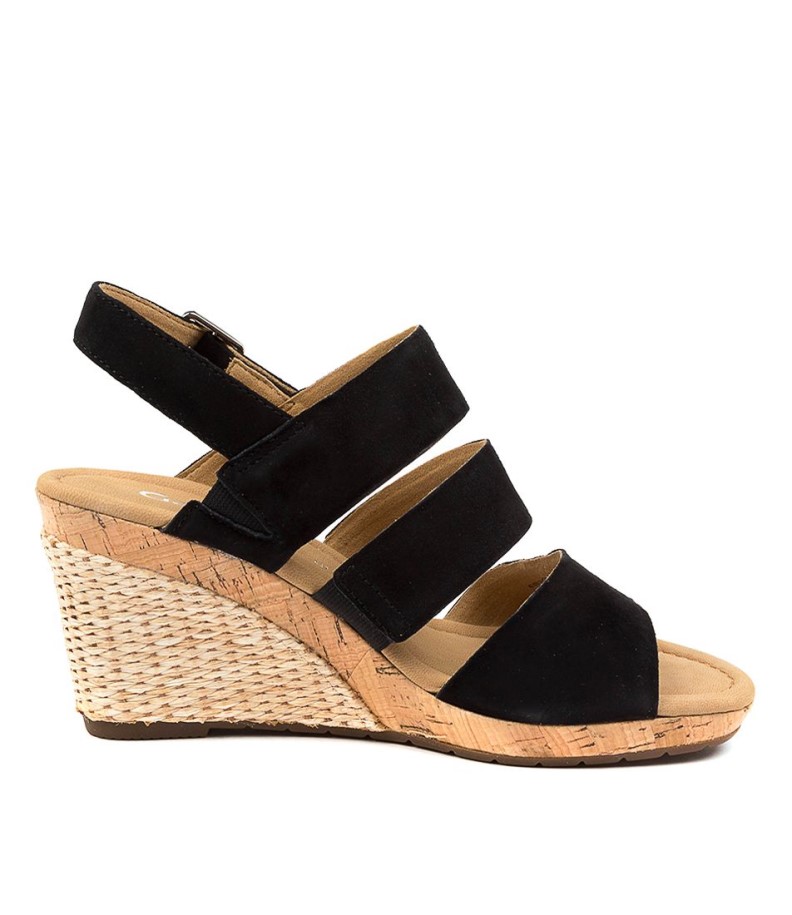 Gabor Poppy Schwarz Suede