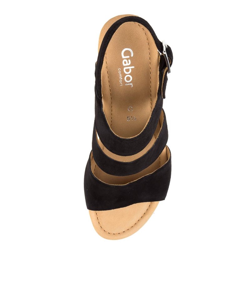 Gabor Poppy Schwarz Suede