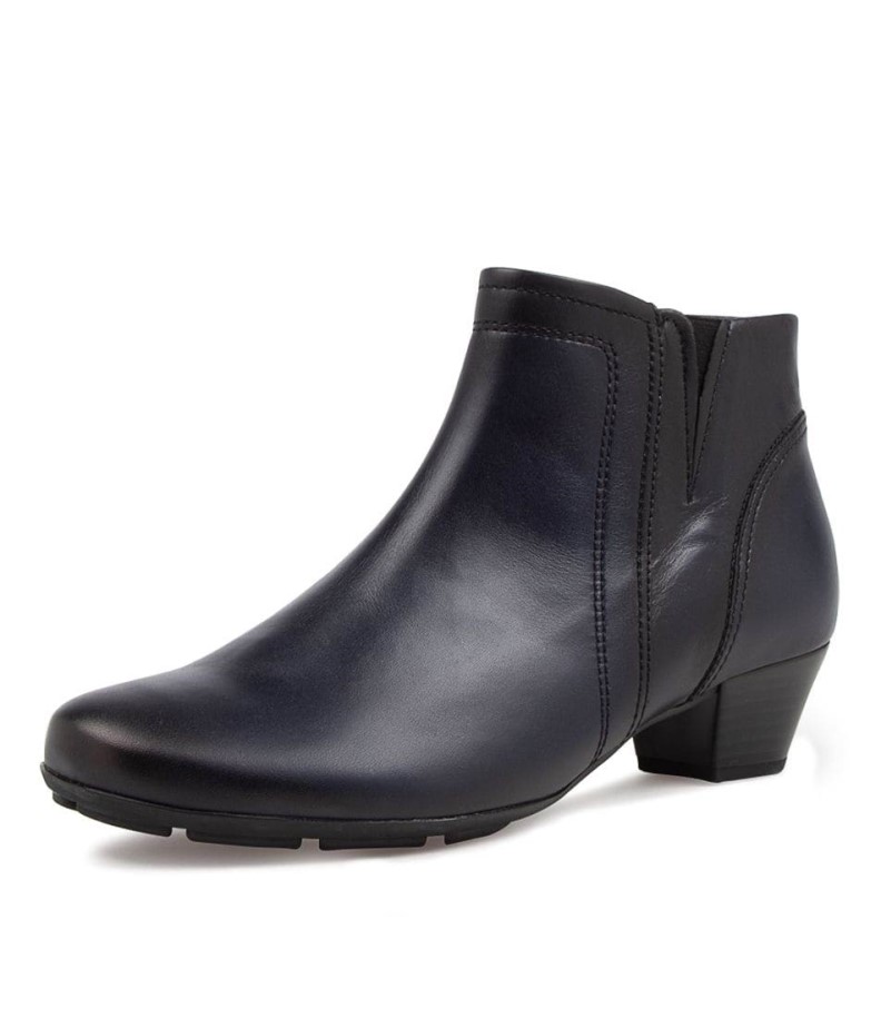 Gabor Prima River Leather Ankle Boots