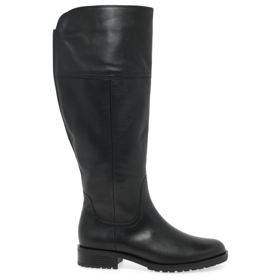 Gabor Propulsion X L Womens Long Boots in Black
