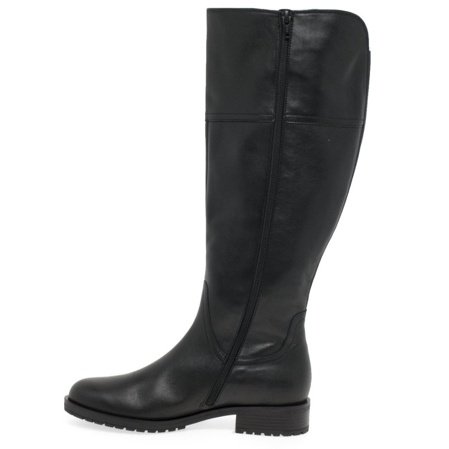 Gabor Propulsion X L Womens Long Boots in Black