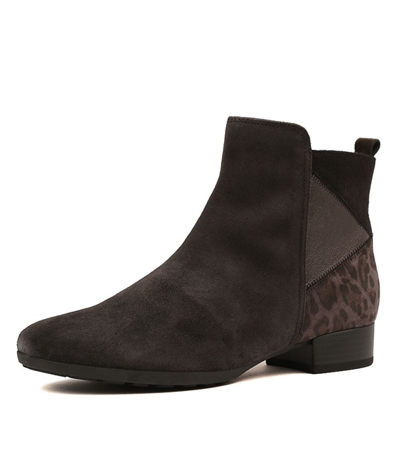 Gabor Reggae Dark Grey Leather Multi