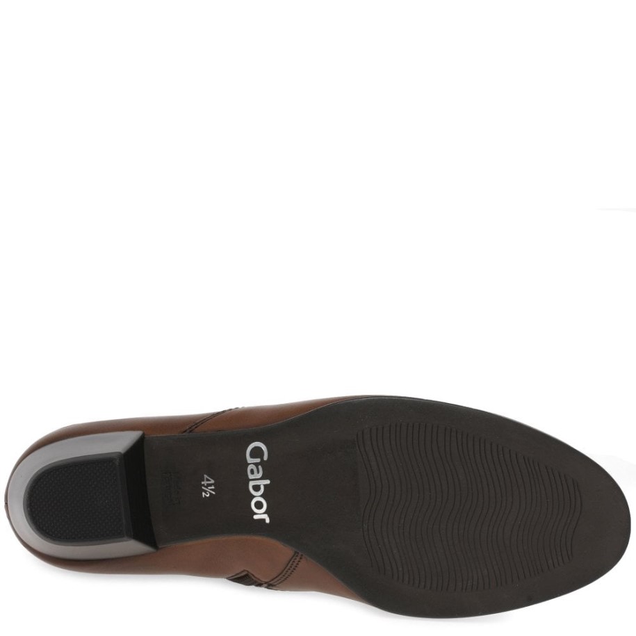 Gabor Sattel Rachel in Leather Wide Fitting Boots