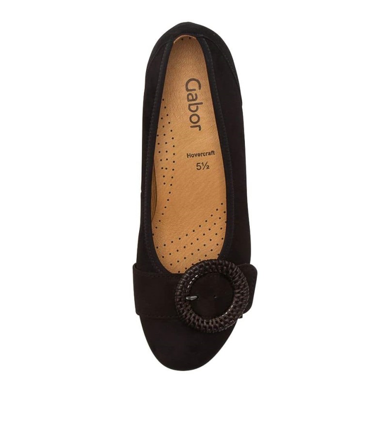 Gabor Shez Schwarz Suede