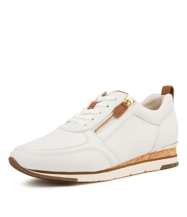 Gabor Viv Weiss Leather