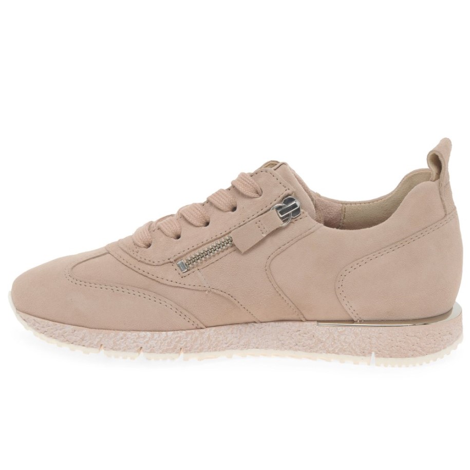 Gabor Wednesday Ladies Trainers Rouge Suede