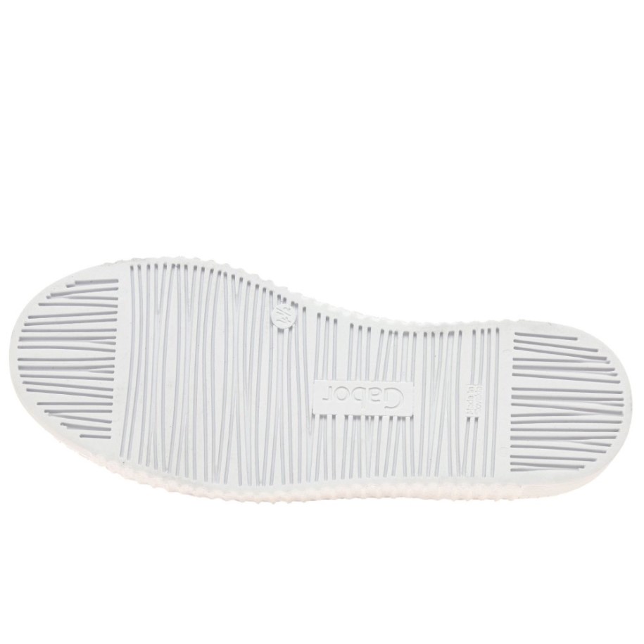 Gabor White/Marine Wemo Ladies Trainers