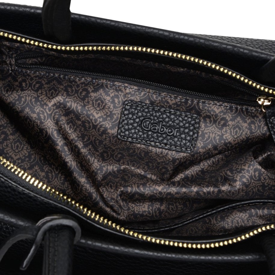 Gela Womens Grab Bag Black Print Gabor