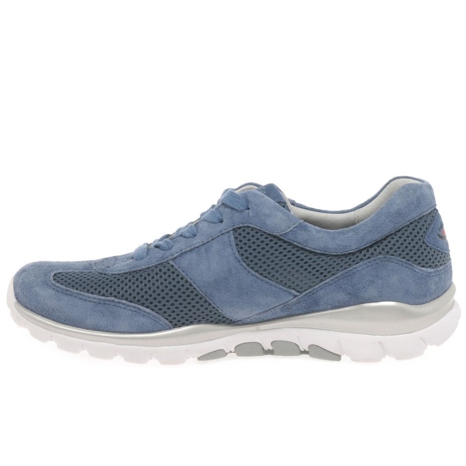 Helen Womens Sports Trainers Nautic Suede/Mesh Gabor