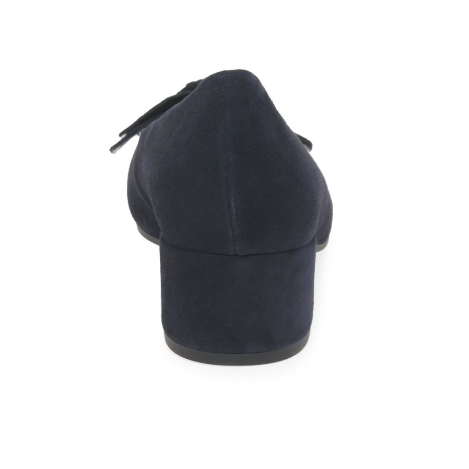 Hooty Ladies Court Shoes Atlantic Suede Gabor