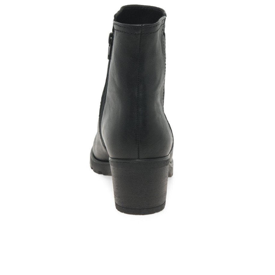 Invitation Ladies Ankle Boots Black Gabor