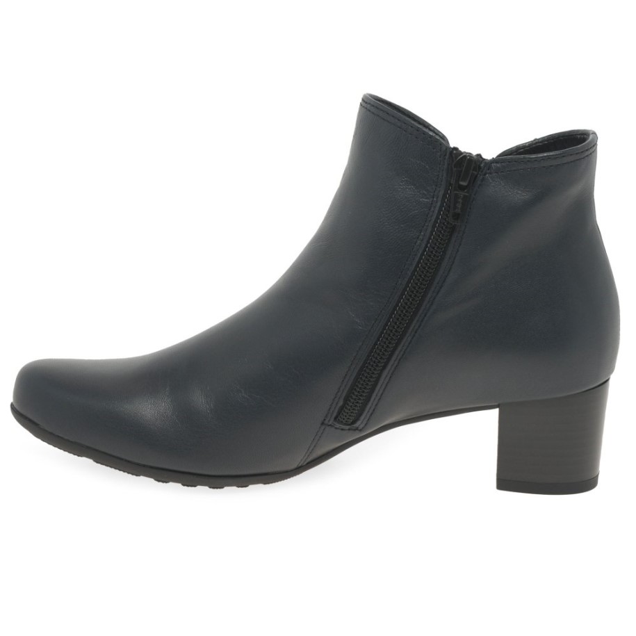 Keegan Ladies Ankle Boots Gabor Navy