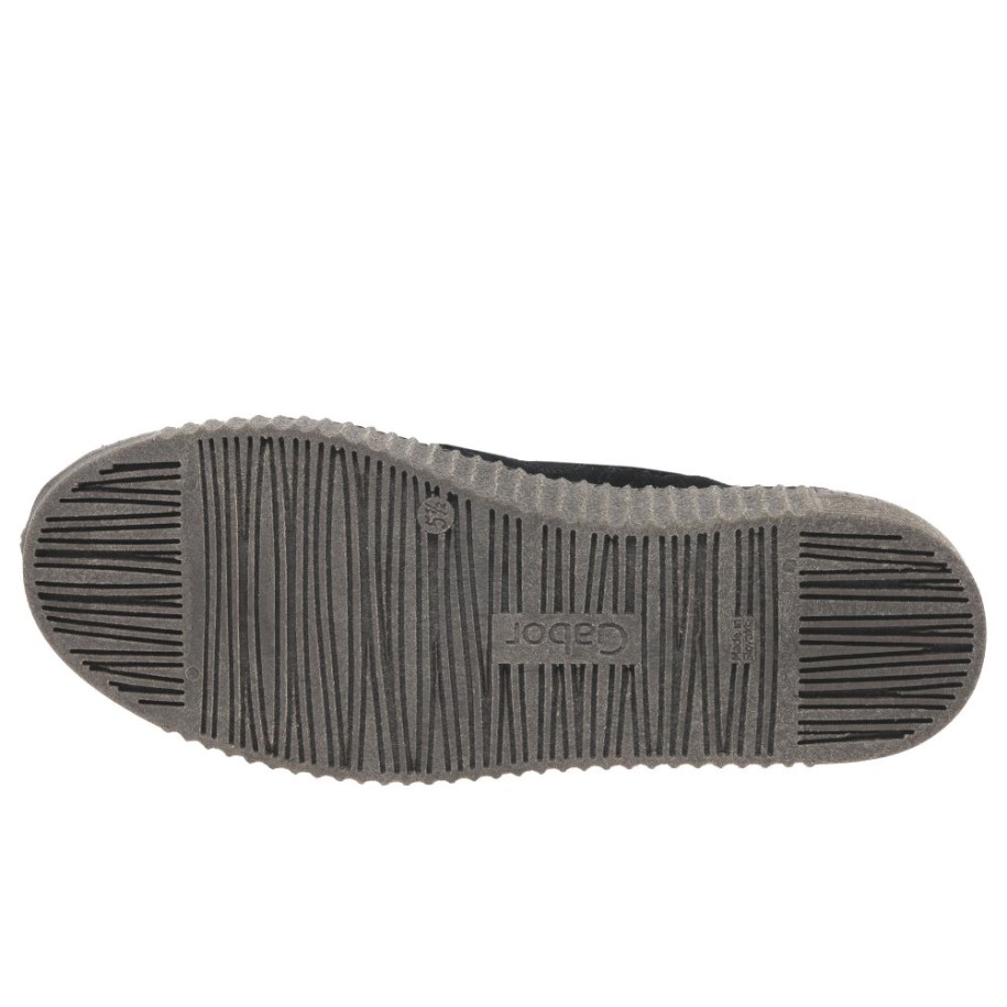 Lance Womens Ankle Boots Gabor in Black Suede