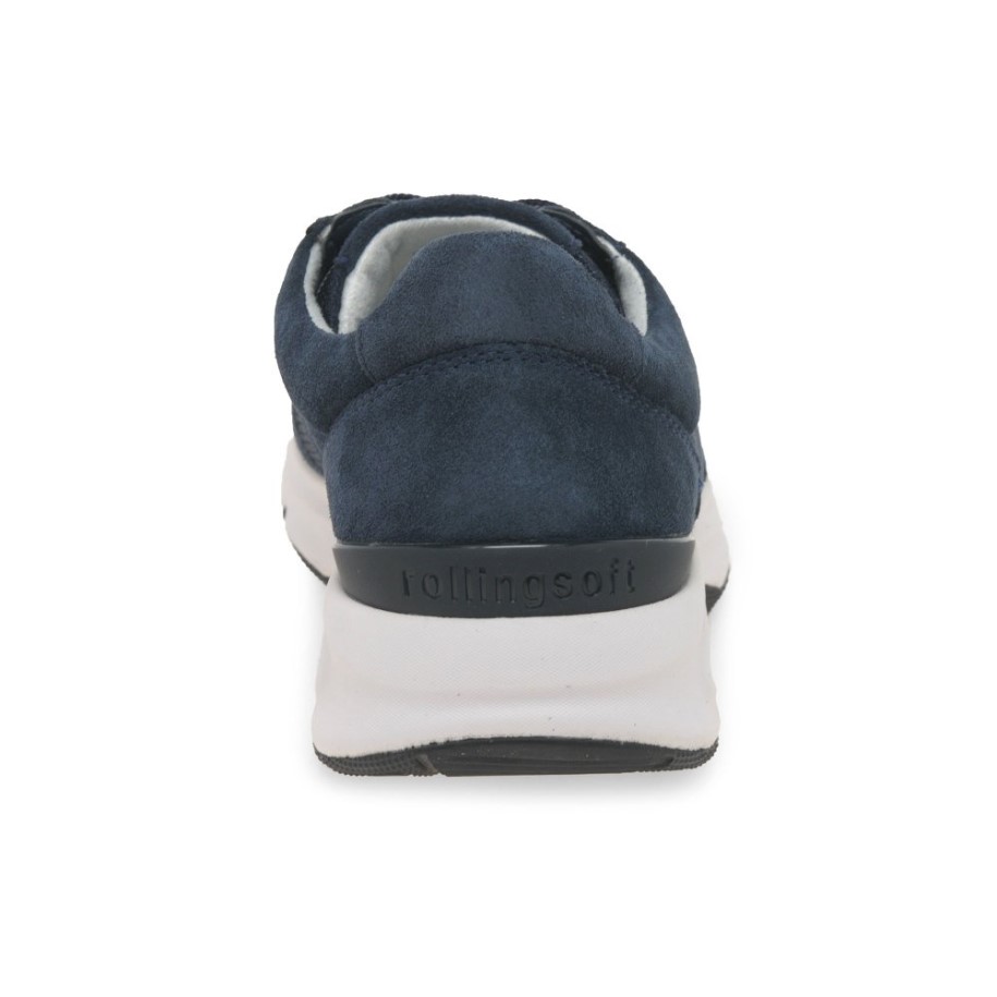 Marine Suede/Mesh Aloe Ladies Trainers Gabor