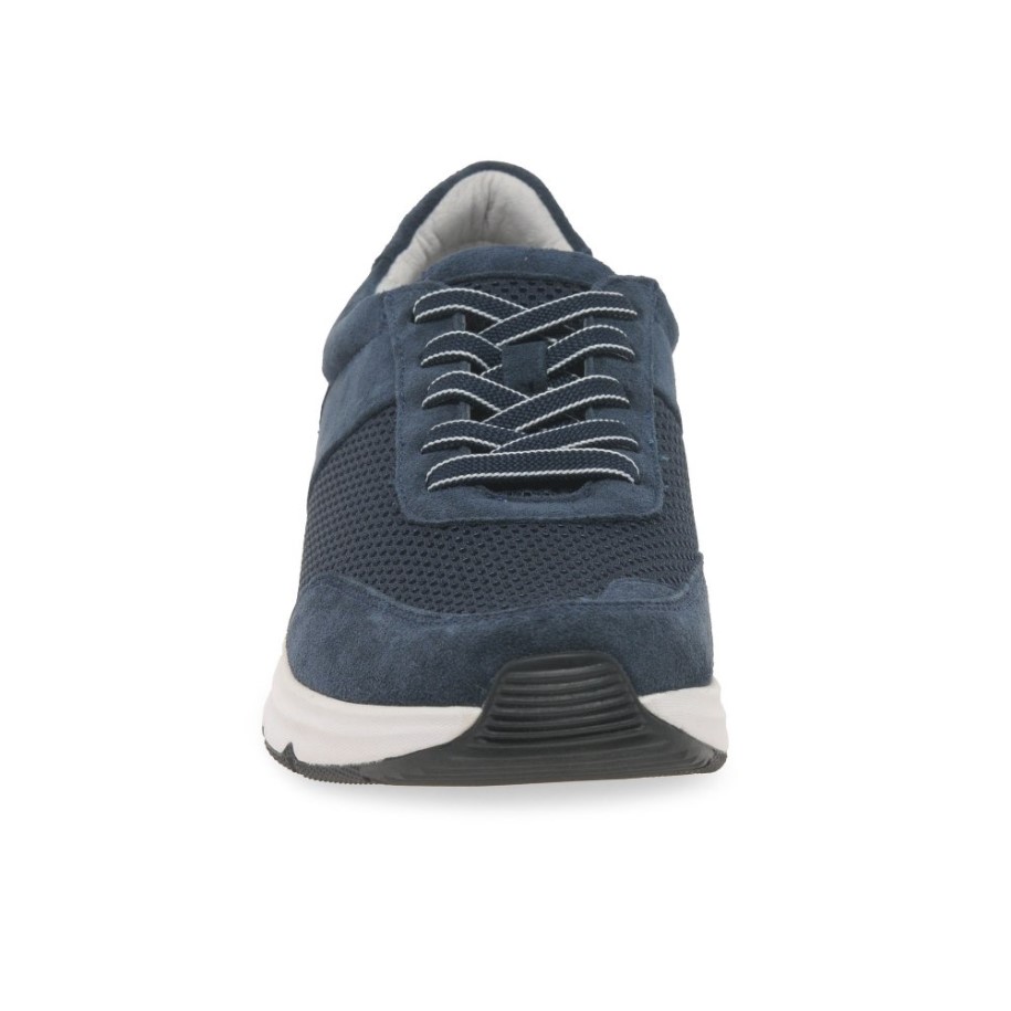 Marine Suede/Mesh Aloe Ladies Trainers Gabor