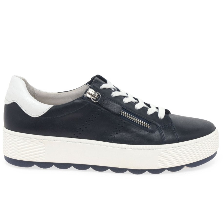Midnight/White Quench Womens Casual Trainers Gabor