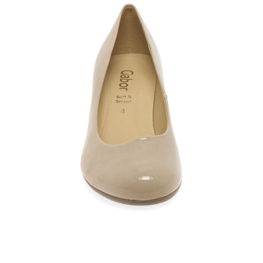 Nesta I I Womens Court Shoes Sand Patent Gabor