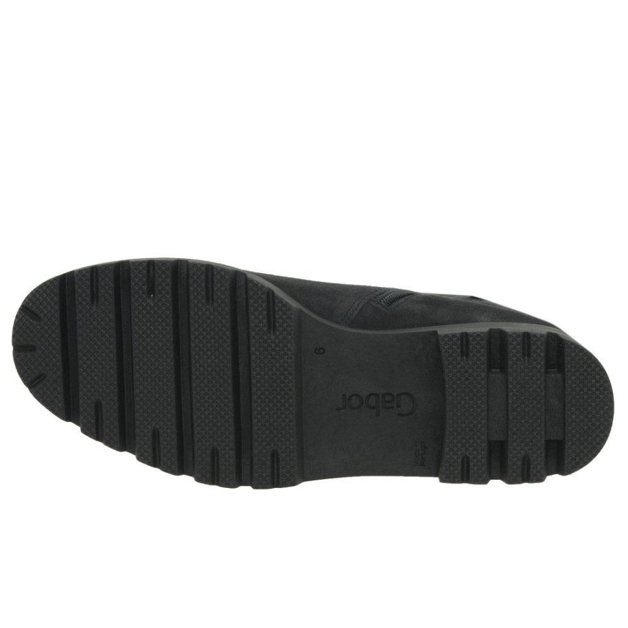 Newport Womens Chelsea Boots Gabor Dark Grey Suede