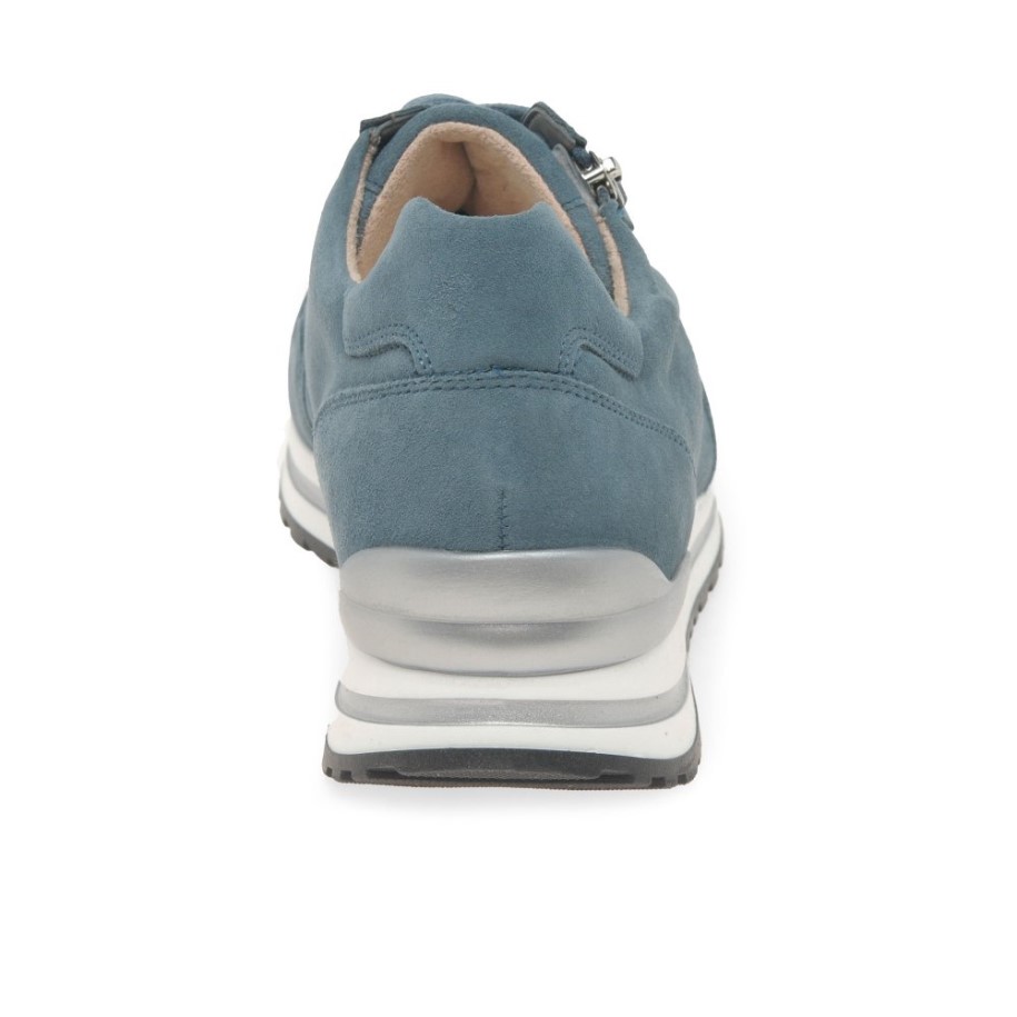 Nulon Womens Trainers Denim Suede Gabor