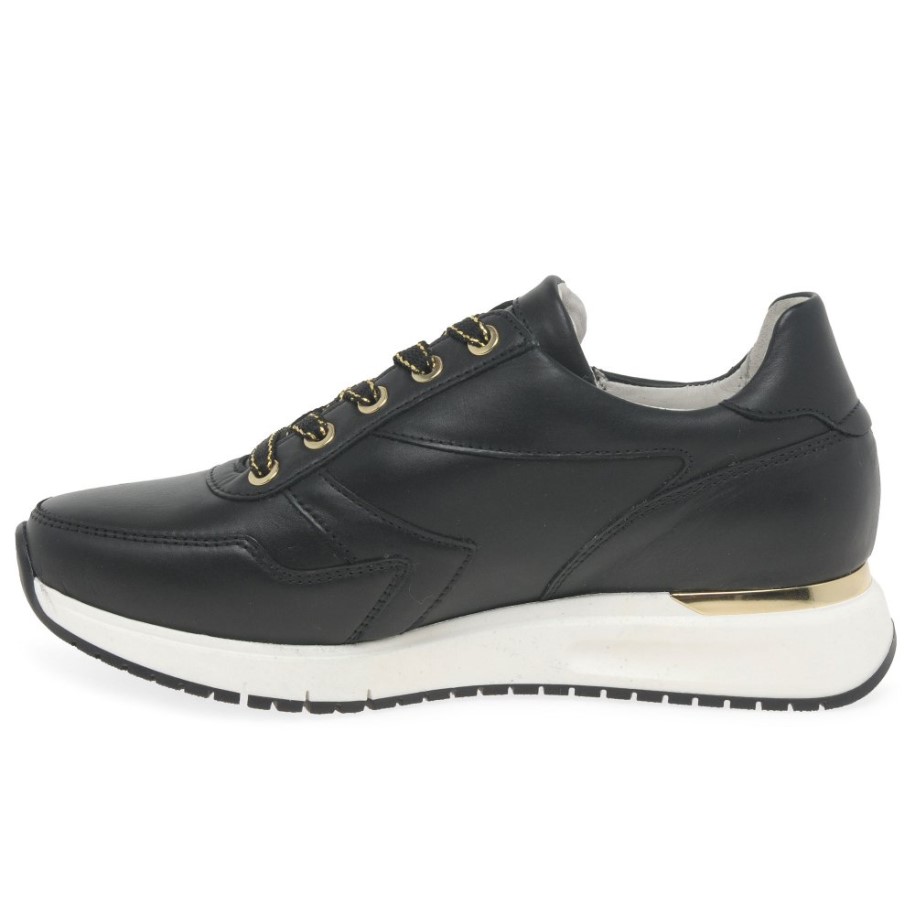 Princess Ladies Trainers Gabor Black/Gold