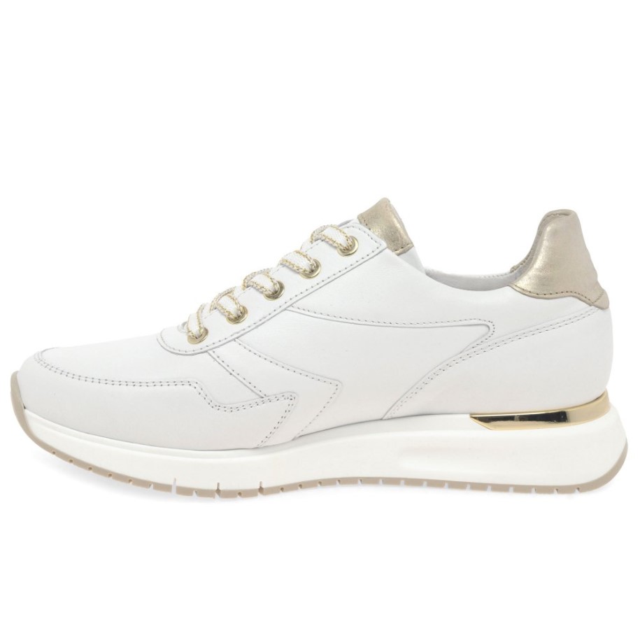 Princess Ladies Trainers White/Platino Gabor