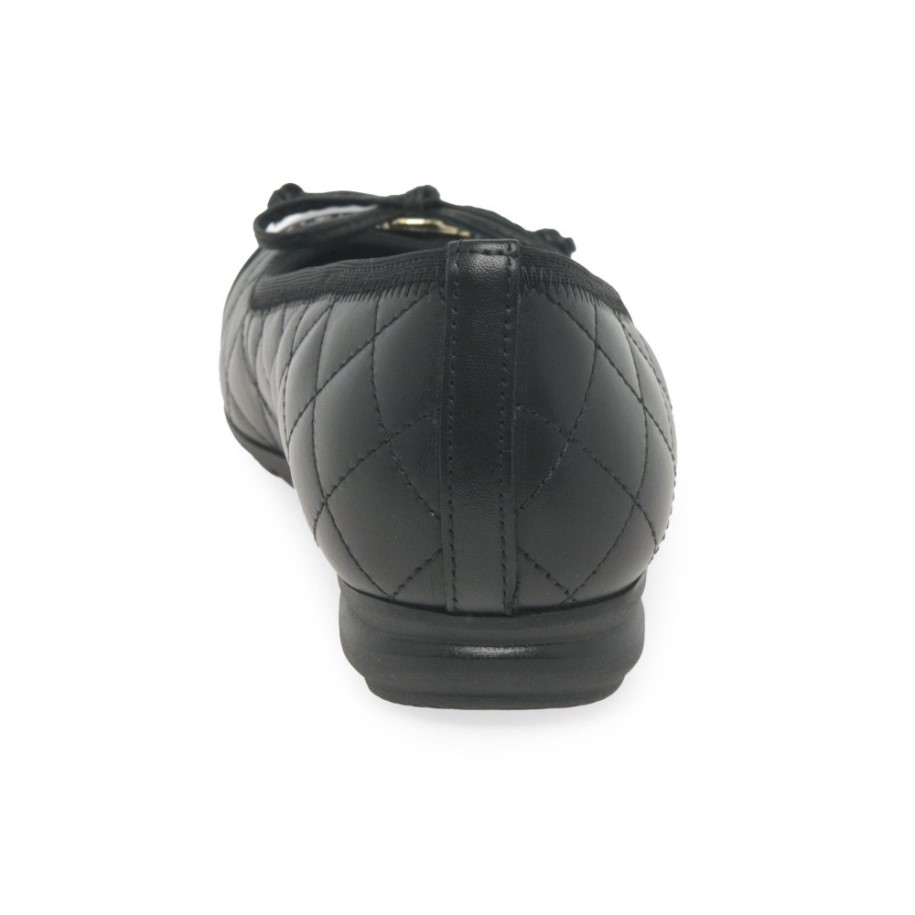 Snowdrop Ladies Ballet Pumps Gabor Black/Patent