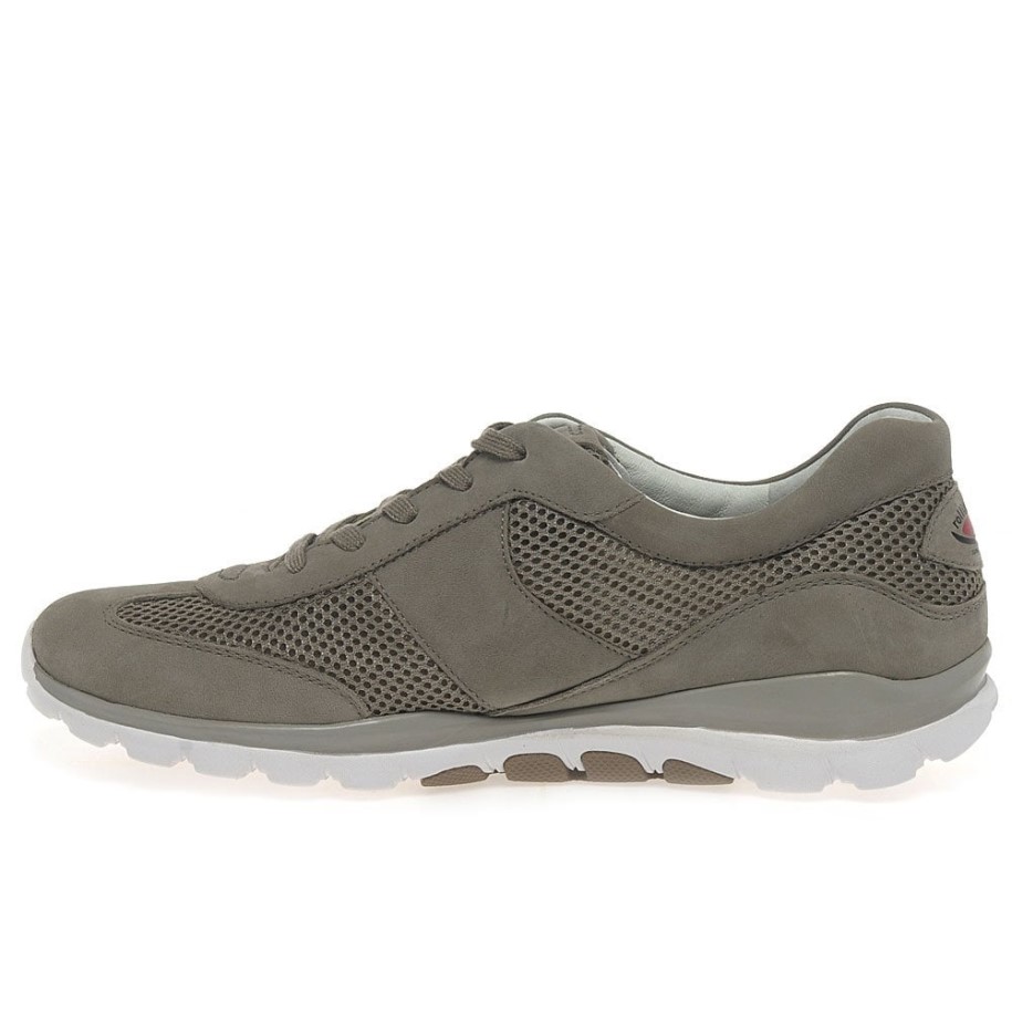 Visone Nubuck Helen Womens Sports Trainers Gabor