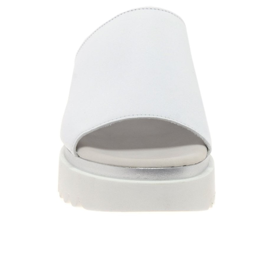 White Gabor Emily- Rose Womens Platform Mules