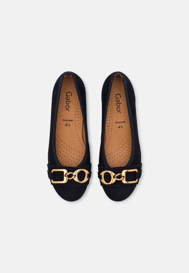 Gabor Ballet Pumps Dark Blue