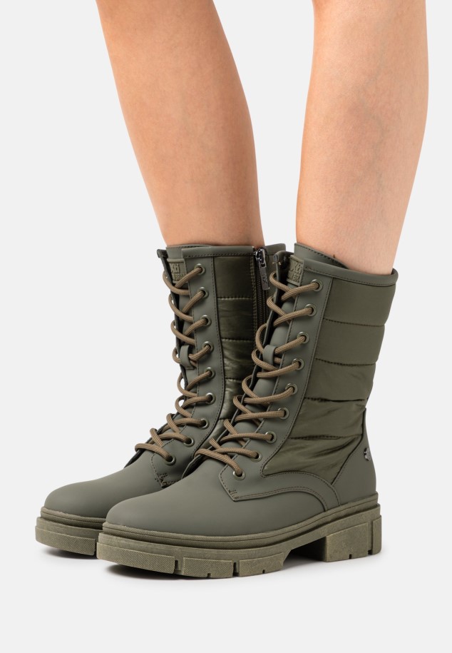 Lace-Up Ankle Boots Gabor Salbei/Dust