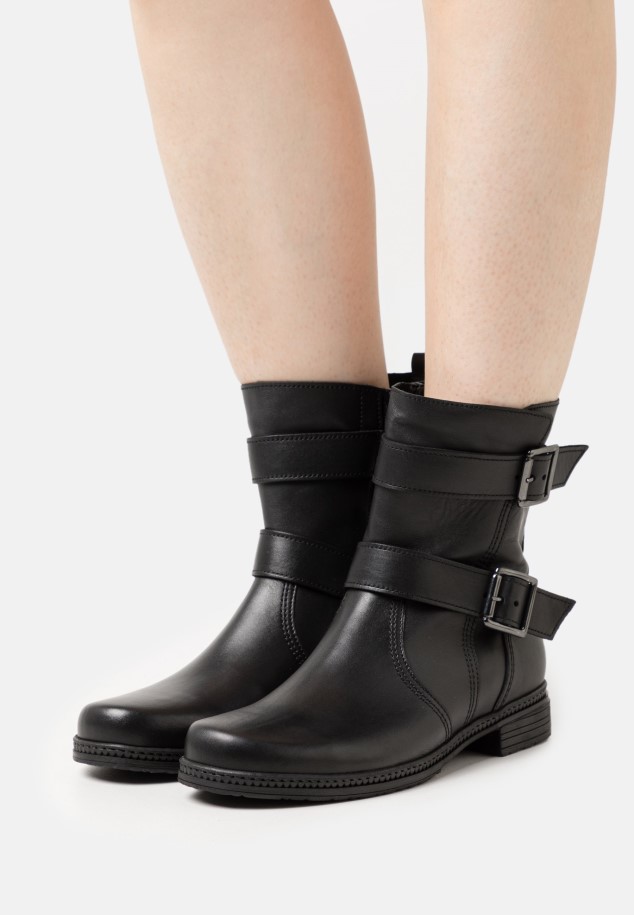 Gabor Black Classic Ankle Boots